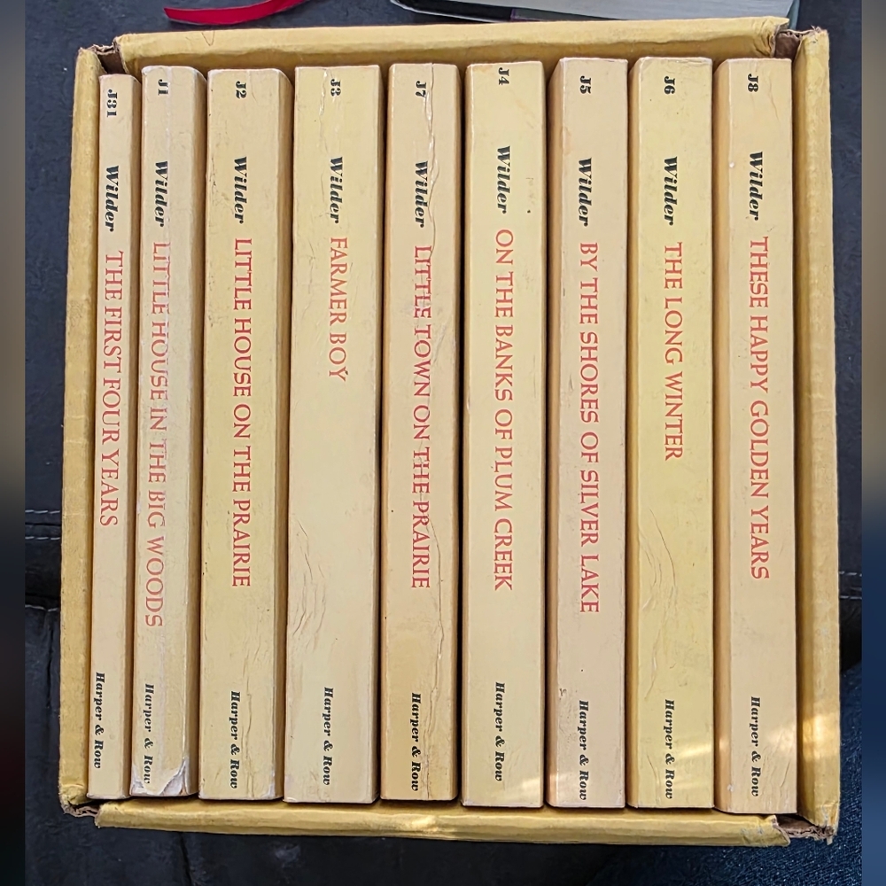 Little House on the Prairie - 1970's Era Book Set by Laura Ingalls Wilder
